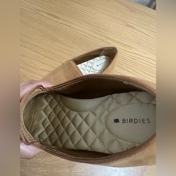 Birdies The Sterling Tan Suede Leather Quilted Slip-On Flats Size 7.5 - Picture 8 of 10